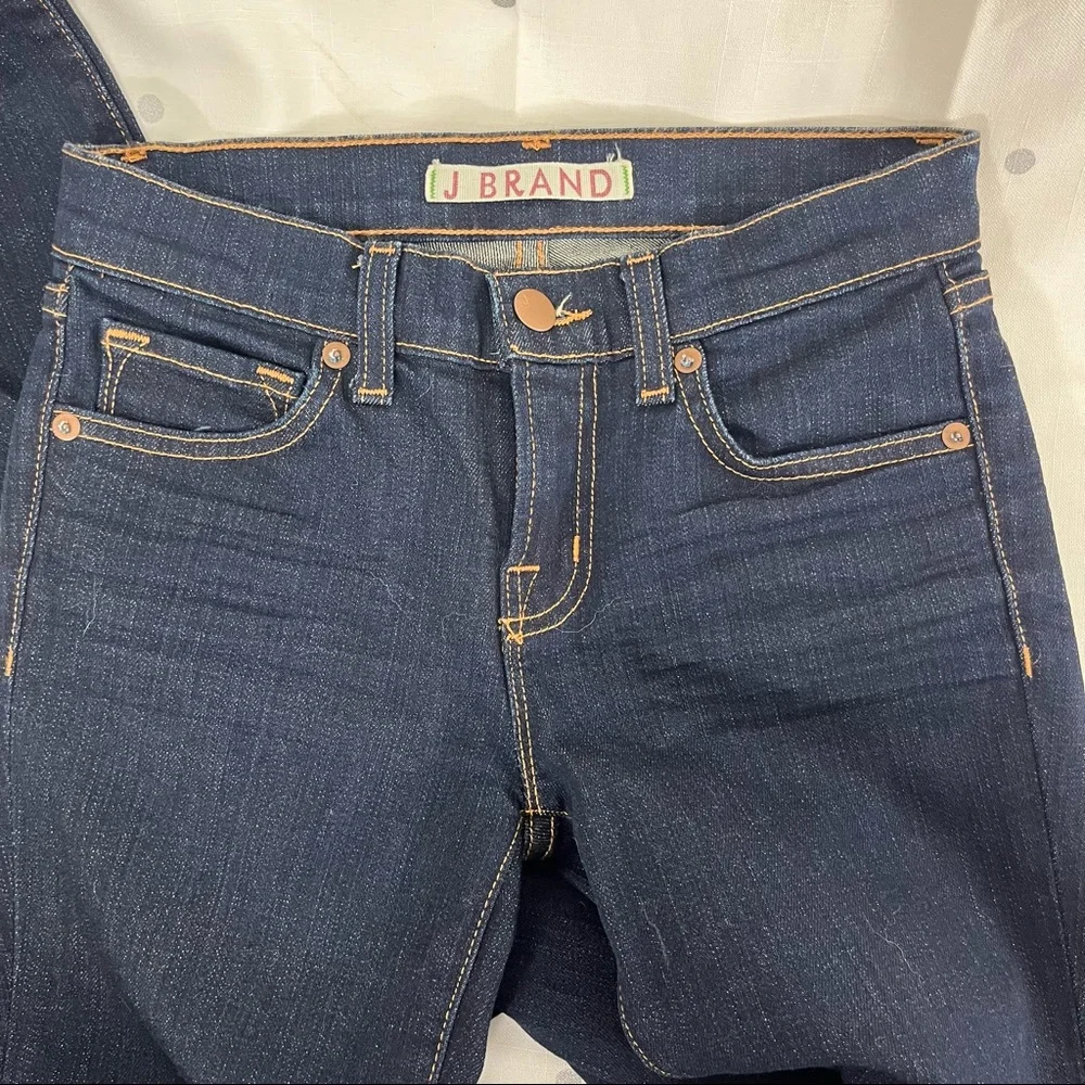 J BRAND Pencil Leg Ink Skinny Jean Dark Wash Sz 24  S XS - Picture 11 of 13